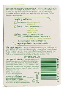 Simple Kind To Eyes Soothing Eye Balm 15ml Case of 6