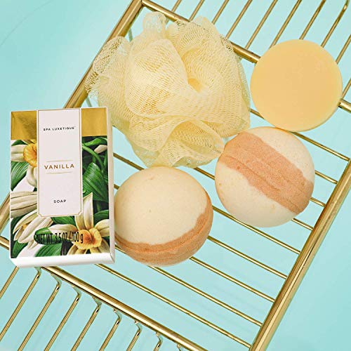 Bath Sets for Women-Spa Luxetique Spa Gift Set,15pcs Jasmine Luxury Bath Gift with Essential Oil,Bubble Bath,Body Butter,Gifts for Mum,Womans Gift Sets,Birthday Gifts for Her,Valentine's Day Gifts