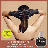 Glaze Sheer Glow Transparent Clear Conditioning Super Gloss Hair Mask to Enhance Existing Colour 190ml Bottle (2-3 Hair Treatments) - Guaranteed Results