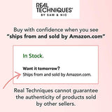 Real Techniques Eyeshadow Makeup Brush Set with Bonus Brow Brush, Easily Shade and Blend, 2 Count, Packaging and Handle Color May Vary