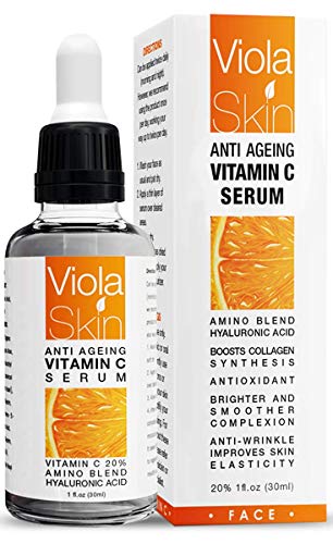 𝗣𝗥𝗘𝗠𝗜𝗨𝗠 Vitamin C Serum For Face with Hyaluronic Acid Serum - Anti Ageing & Anti Wrinkle Serum