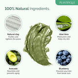 Face Masks Skincare Korean Skincare Clay Mask - 100% Vegan Face Mask with Avocado & Green Tea - Body Mud Mask - Face Masks Beauty - Face Masks Skin Care Dermatologically Tested by Plantifique