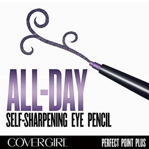 COVERGIRL Ink It By Perfect Point Plus Waterproof Eyeliner, 1 Pencil, Black Ink Color, Long Lasting Waterproof Eyeliner (Packaging May Vary)