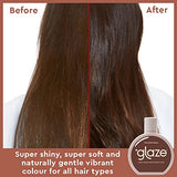 Glaze Sheer Glow Transparent Clear Conditioning Super Gloss Hair Mask to Enhance Existing Colour 190ml Bottle (2-3 Hair Treatments) - Guaranteed Results