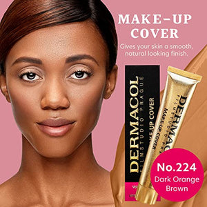 Dermacol - Full Coverage Foundation, Liquid Makeup Matte Foundation with SPF 30, Waterproof Foundation for Oily Skin, Acne, & Under Eye Bags, Long-Lasting Makeup Products