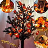 Autumn Decorations, Ainkedin Fairy Lights, 30 Maple Leaf Light, Garden Lights Outdoor Lights, Autumn Wreath, Christmas Decorations Halloween Decorations Leaves Decoration Thanksgiving Decorations