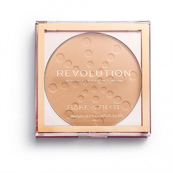 Revolution Bake & Blot Compact Powder – Beige