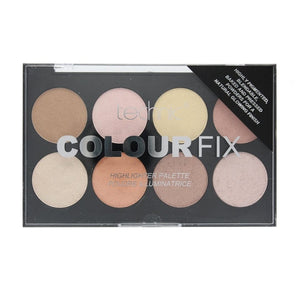 Technic Colour Fix 8 Colours Pressed Powder Highlighter Palette