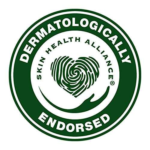 Bio-Oil Skincare Oil dermatologically endorsed seal in dark green and white, featuring a fingerprint heart and circular lettering