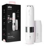 Braun facial hair remover portable mini device with smart light for women