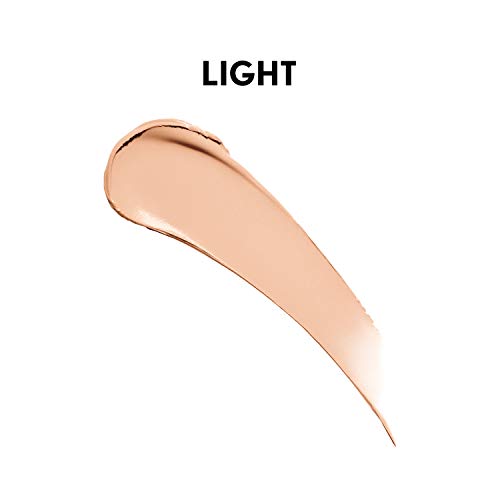 COVERGIRL Moisturizing Concealer in a light beige shade, shown as a smooth creamy swatch with a tapered edge
