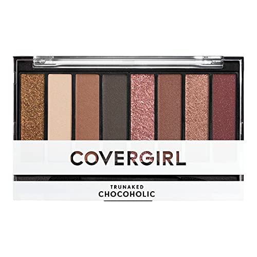 COVERGIRL Trunaked Palette eyeshadow compact with eight neutral brown, bronze, pink and plum matte and shimmer shades