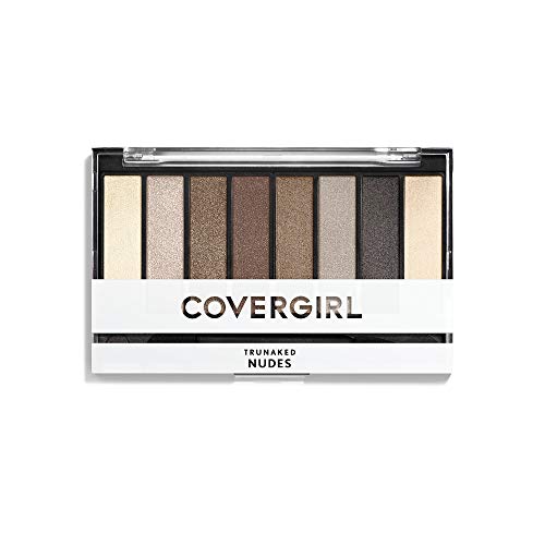 COVERGIRL Trunaked Palette with eight neutral beige, bronze, taupe and charcoal eyeshadow shades in matte and shimmer finishes