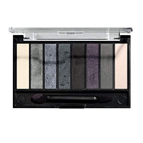 COVERGIRL Trunaked Palette with eight ivory, gray, charcoal, and plum eyeshadows in matte and shimmer finishes