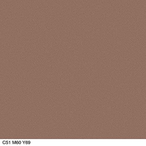 Eyeshadow shade in muted warm brown with a smooth matte finish, labeled C51 M60 Y69; COVERGIRL Trunaked Palette