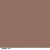 Eyeshadow shade in muted warm brown with a smooth matte finish, labeled C51 M60 Y69; COVERGIRL Trunaked Palette