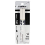 COVERGIRL Waterproof Mascara clear lash and brow gel in a transparent tube with a curved brush and black-and-white card packaging