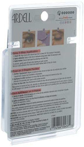 Demi Wispies False Eyelashes in clear plastic packaging, showing Ardell branding, application instructions and a barcode on the back