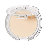 e.l.f. Prime & Stay Finishing Powder in a pale beige shade, pressed compact with a clear plastic lid
