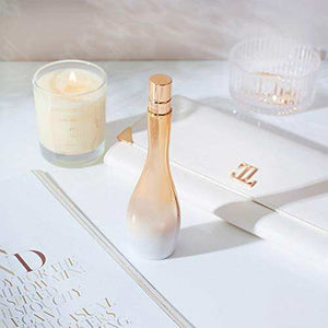 Jennifer Lopez Enduring Glow 30ml gold and white perfume bottle with matching box