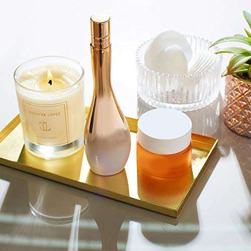 Jennifer Lopez Enduring Glow Eau De Parfum 30ml gold bottle on tray