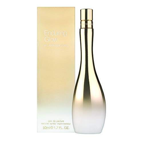 Jennifer Lopez Enduring Glow 30ml Eau de Parfum spray with gold gradient bottle and box