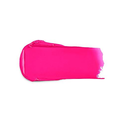 KIKO Milano Smart Fusion Lipstick 405 in vivid fuchsia, shown as a glossy creamy swatch with smooth opaque color