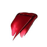 L'Oréal Paris Matte Liquid Lipstick in rich deep red, shown as a glossy liquid swatch with pointed edges