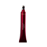 L’Oreal Revitalift Eye Cream in a glossy deep red tube with a rounded metallic applicator tip and slim shape