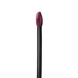 Maybelline Superstay Matte Ink liquid lipstick applicator with a black handle and berry-pink product-coated tip