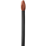 Maybelline Superstay Matte Ink liquid lipstick applicator with a warm nude-brown color-coated tip and black handle