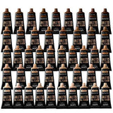 NYX Born to Glow Foundation tubes in assorted shades, with black packaging, gold lettering and a tapered applicator tip