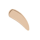 NYX Born to Glow Foundation in Natural, shown as a smooth, warm beige liquid swatch with a subtle radiant sheen