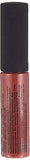 NYX Soft Matte Lip Cream in a dusty rose shade, with a black cap and clear tube showing the product label.