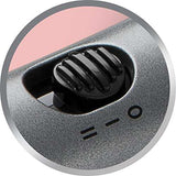 Close-up of temperature control switch on Remington Keratin Protect Hot Hair Brush