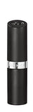 Rimmel London Lasting Finish Lipstick in a sleek black cylindrical tube with a silver Rimmel band