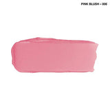 Rimmel London Lasting Finish Lipstick swatch in a smooth, muted pink shade labeled Pink Blush 006.