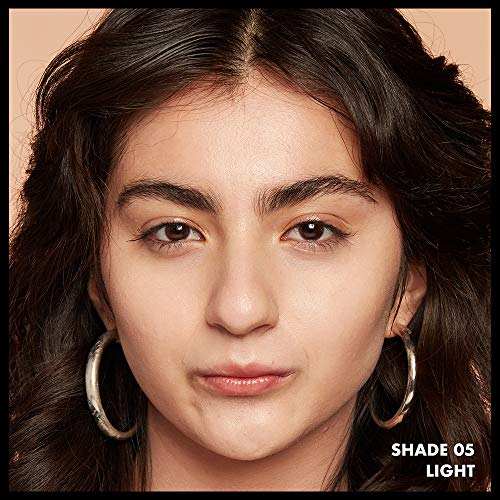 Total Control Foundation shade 05 Light shown on a model's face, with a smooth, natural-looking complexion and subtle coverage.